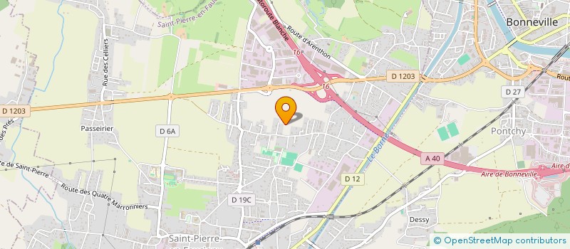 localisation de l'entreprise MONSIEUR FREDERIC TABERLET  SAINT-PIERRE-EN-FAUCIGNY