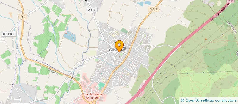 localisation de l'entreprise MONSIEUR FREDERIC TABONI  GIGEAN