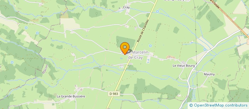 localisation de l'entreprise MONSIEUR FREDERIC TABOULET  SAINT-MARCELIN-DE-CRAY