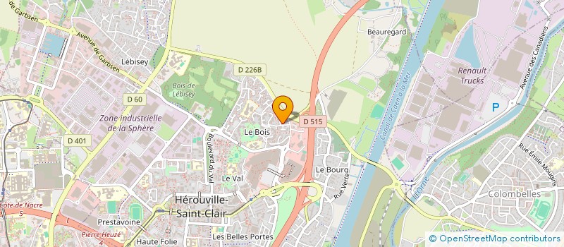 localisation de l'entreprise MONSIEUR FREDERIC TAILPIED à HEROUVILLE-SAINT-CLAIR