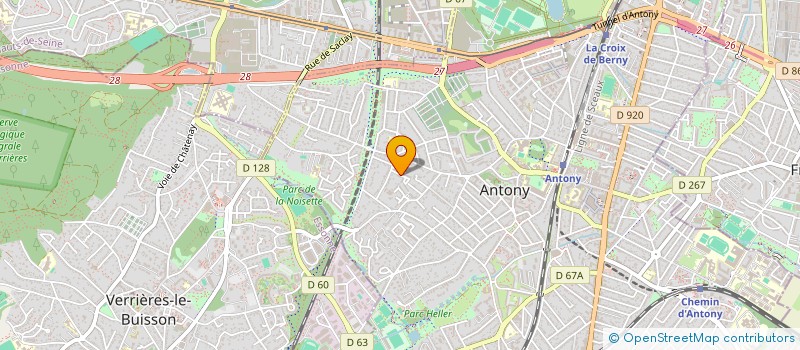 localisation de l'entreprise MONSIEUR FREDERIC TALLEC à ANTONY