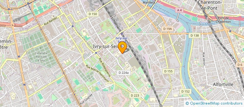 localisation de l'entreprise MONSIEUR FREDERIC TAN  IVRY-SUR-SEINE