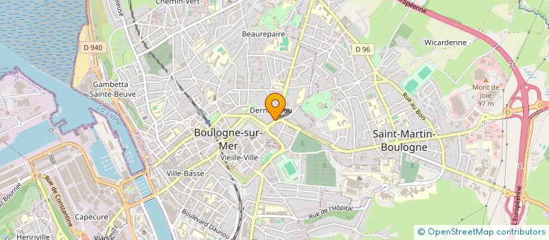 localisation de l'entreprise MONSIEUR FREDERIC TANFIN à BOULOGNE-SUR-MER