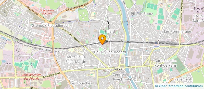 localisation de l'entreprise MONSIEUR FREDERIC TANTOT à LAVAL