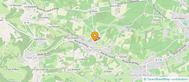localisation de l'entreprise MONSIEUR FREDERIC TAQUET à PORTE-DES-PIERRES-DOREES