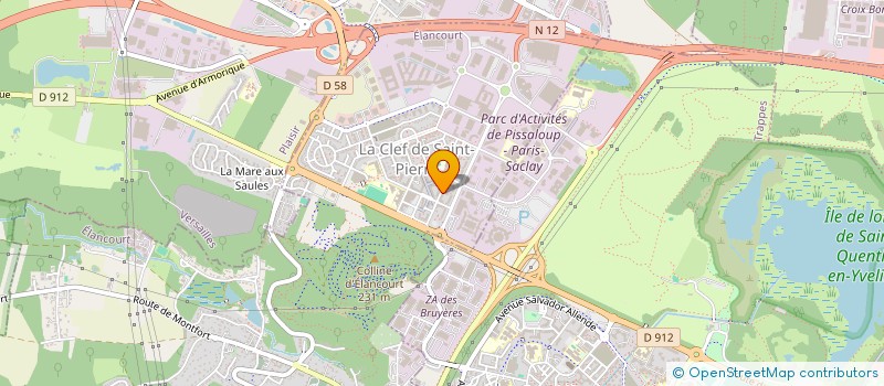 localisation de l'entreprise MONSIEUR FREDERIC TARDIFF  ELANCOURT