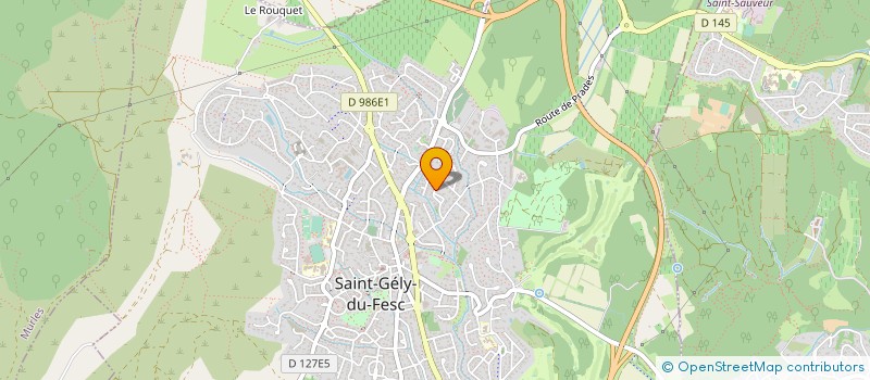localisation de l'entreprise MONSIEUR FREDERIC TARDITO à SAINT-GELY-DU-FESC