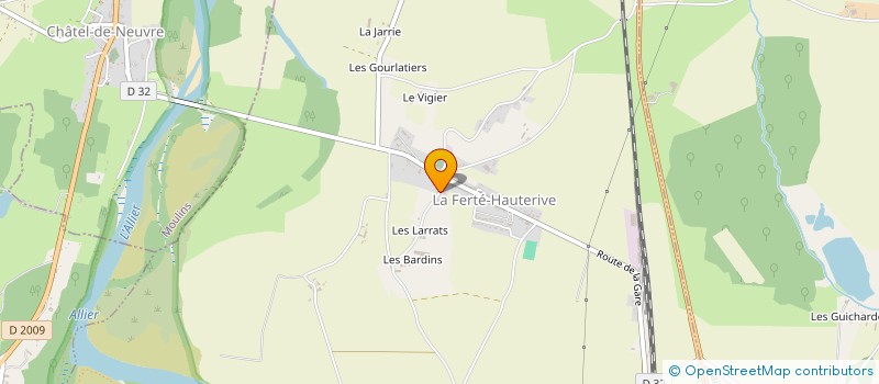 localisation de l'entreprise MONSIEUR FREDERIC TARIT à LA FERTE-HAUTERIVE