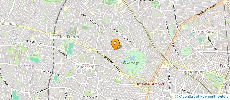 localisation de l'entreprise MONSIEUR FREDERIC TASEI  BORDEAUX