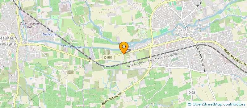 localisation de l'entreprise MONSIEUR FREDERIC TASSAN-TOFFOLA  LE THOR