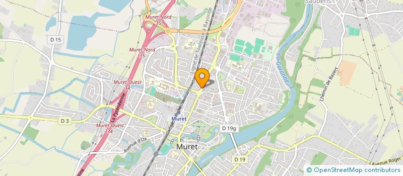 localisation de l'entreprise MONSIEUR FREDERIC TASTAYRE  MURET