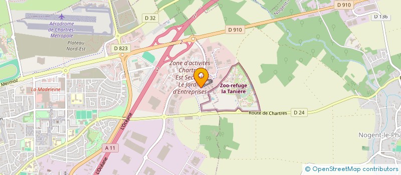localisation de l'entreprise MONSIEUR FREDERIC TAUSSAT à CHARTRES