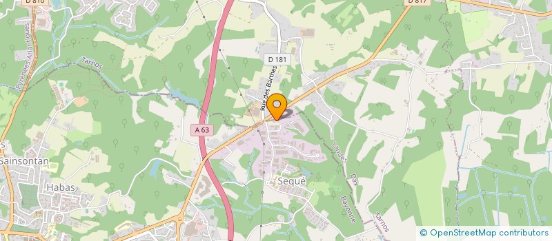 localisation de l'entreprise MONSIEUR FREDERIC TAUZIN à BAYONNE