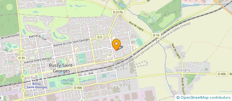 localisation de l'entreprise MONSIEUR FREDERIC TCHANG  BUSSY-SAINT-GEORGES