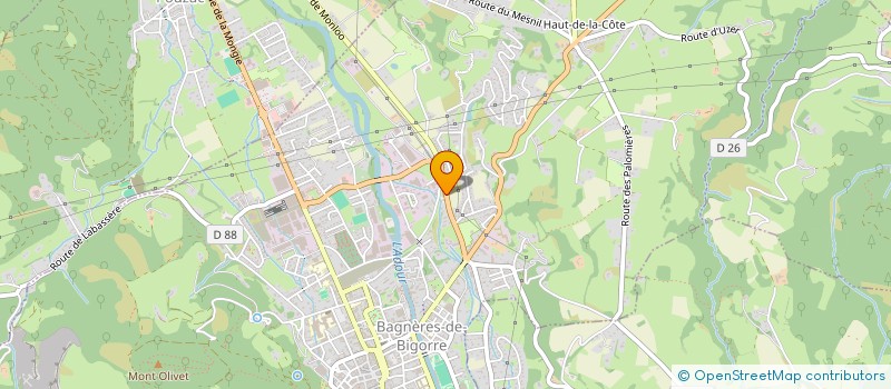 localisation de l'entreprise MONSIEUR FREDERIC TEIXEIRA  BAGNERES-DE-BIGORRE