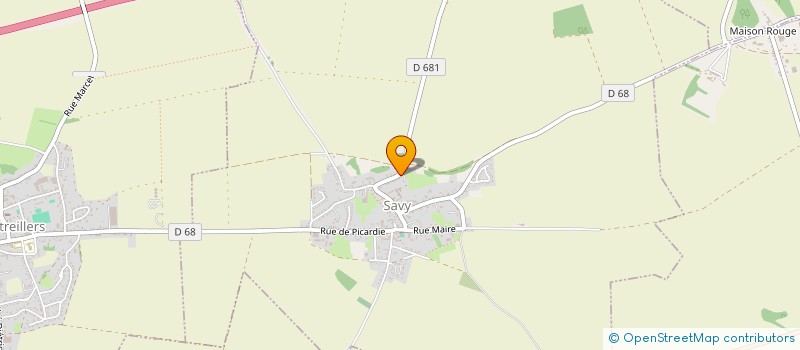 localisation de l'entreprise MONSIEUR FREDERIC TELLIER  SAVY