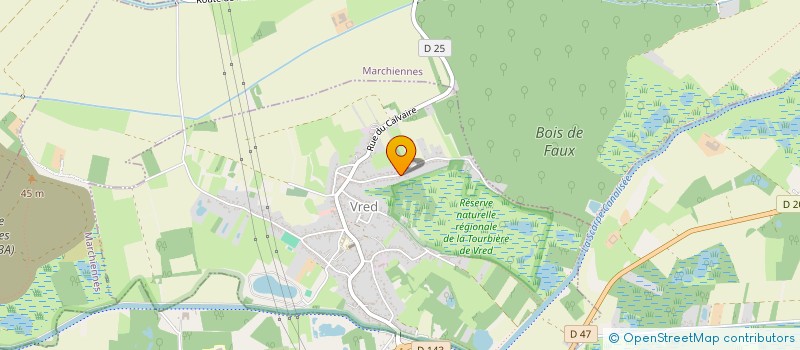 localisation de l'entreprise MONSIEUR FREDERIC TERLON  VRED