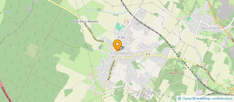 localisation de l'entreprise MONSIEUR FREDERIC TERON  CHAMPVANS