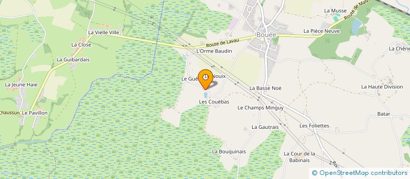 localisation de l'entreprise MONSIEUR FREDERIC TERRIENNE  BOUEE