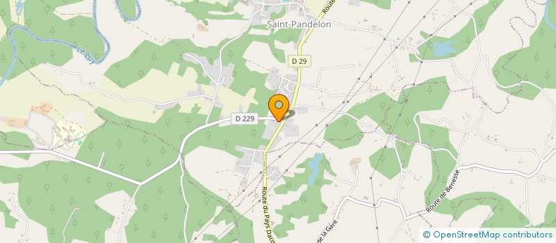 localisation de l'entreprise MONSIEUR FREDERIC TERRIER  SAINT-PANDELON