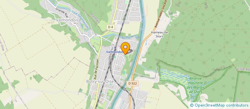 localisation de l'entreprise MONSIEUR FREDERIC TERVER  BUTRY-SUR-OISE