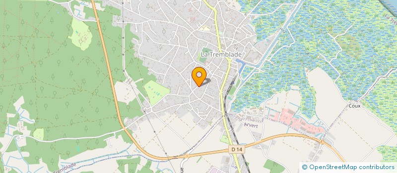 localisation de l'entreprise MONSIEUR FREDERIC TESSIER  LA TREMBLADE