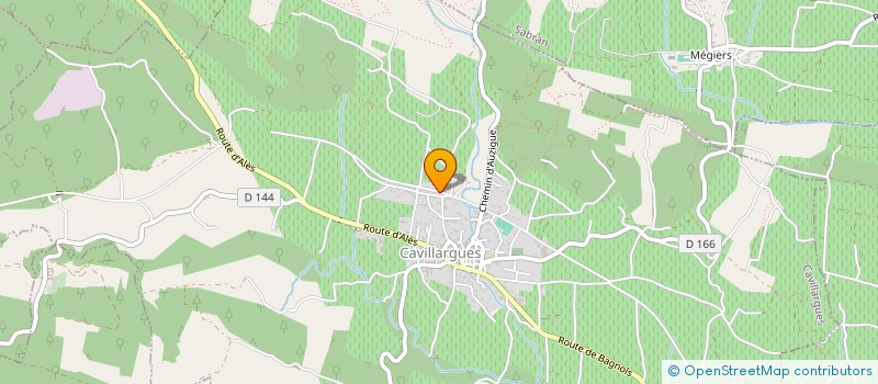 localisation de l'entreprise MONSIEUR FREDERIC TESSIER  CAVILLARGUES