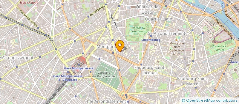 localisation de l'entreprise MONSIEUR FREDERIC TESTOT  PARIS