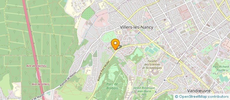 localisation de l'entreprise MONSIEUR FREDERIC THABAULT à VILLERS-LES-NANCY