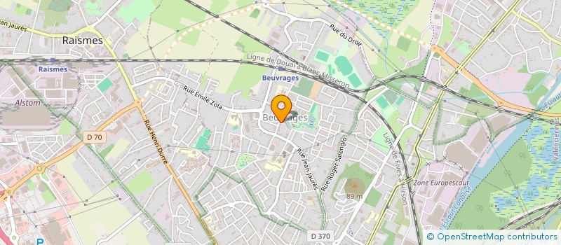 localisation de l'entreprise MONSIEUR FREDERIC THELLIER  BEUVRAGES