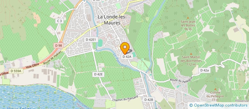 localisation de l'entreprise MONSIEUR FREDERIC THEUIL  LA LONDE-LES-MAURES