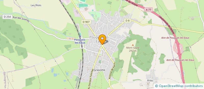 localisation de l'entreprise MONSIEUR FREDERIC THEVENOT à POUGUES-LES-EAUX