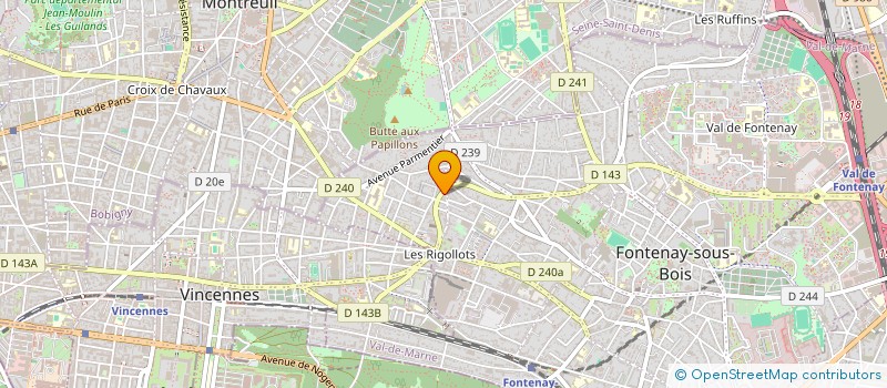 localisation de l'entreprise MONSIEUR FREDERIC THIBAULT à FONTENAY-SOUS-BOIS