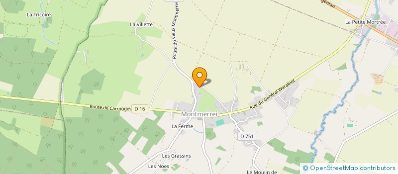 localisation de l'entreprise MONSIEUR FREDERIC THIBAULT à MONTMERREI