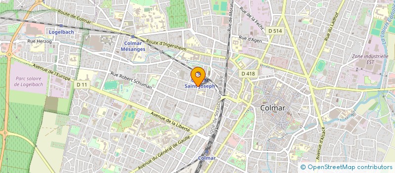 localisation de l'entreprise MONSIEUR FREDERIC THIEBAUT  COLMAR