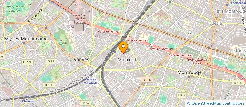 localisation de l'entreprise MONSIEUR FREDERIC THOMAS  MALAKOFF