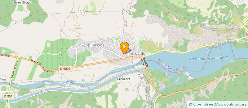 localisation de l'entreprise MONSIEUR FREDERIC THOMAS  ESPINASSES