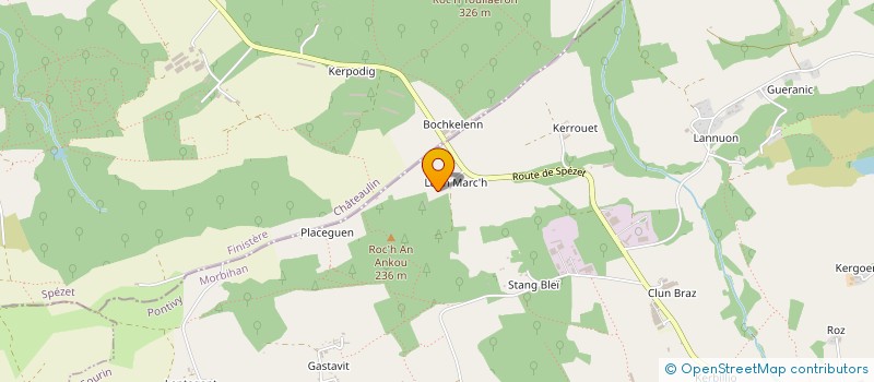 localisation de l'entreprise MONSIEUR FREDERIC THOMAS à GOURIN