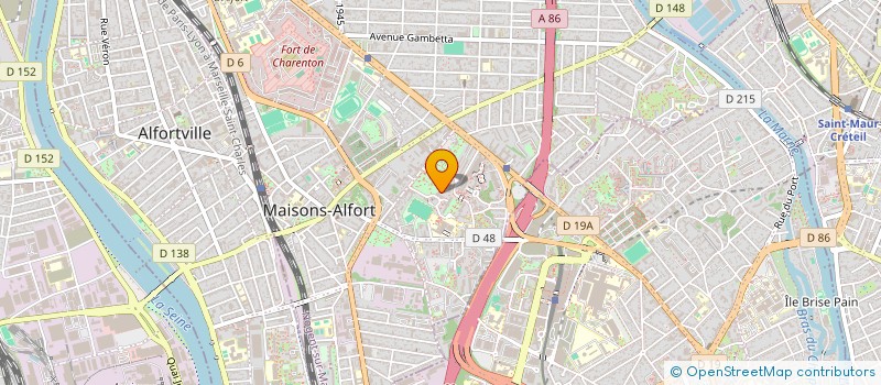 localisation de l'entreprise MONSIEUR FREDERIC THOMAS  MAISONS-ALFORT
