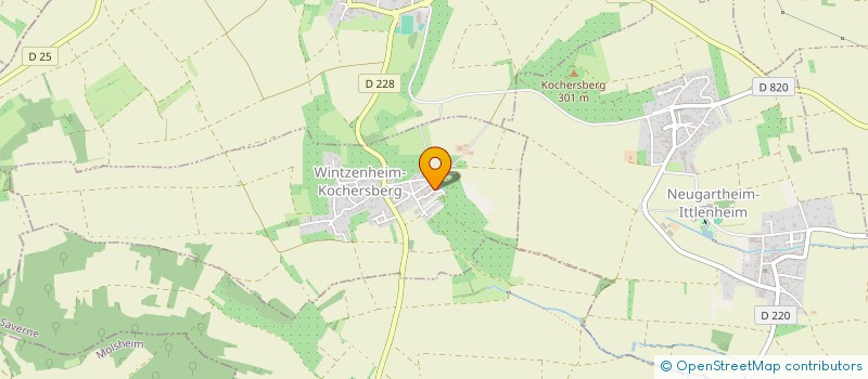 localisation de l'entreprise MONSIEUR FREDERIC THOMAS  WINTZENHEIM-KOCHERSBERG