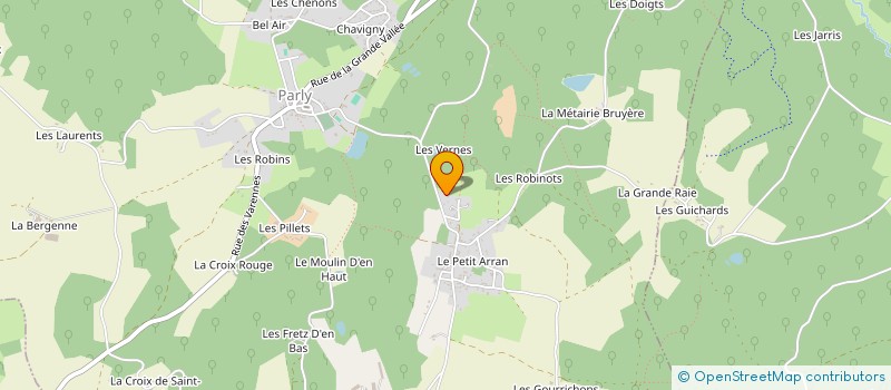 localisation de l'entreprise MONSIEUR FREDERIC THOMAS  PARLY