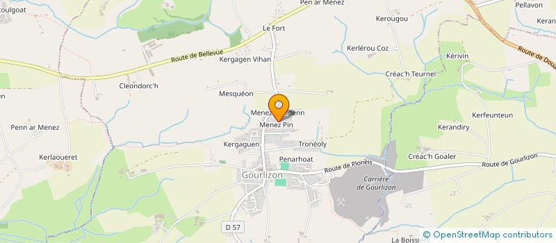 localisation de l'entreprise MONSIEUR FREDERIC THOMAZON  GOURLIZON