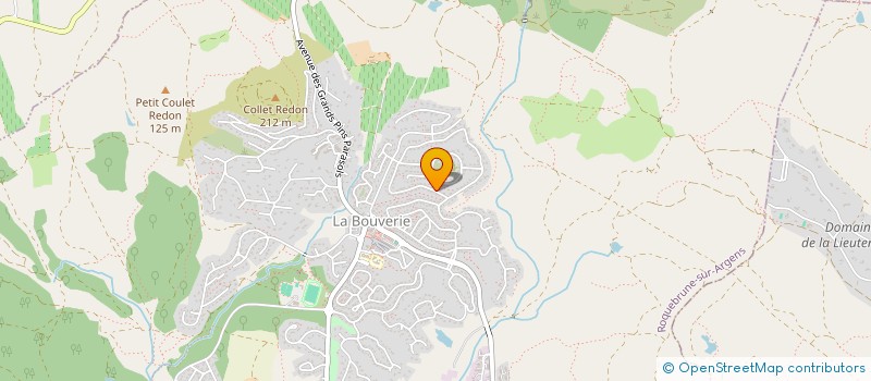 localisation de l'entreprise MONSIEUR FREDERIC THORAL  ROQUEBRUNE-SUR-ARGENS