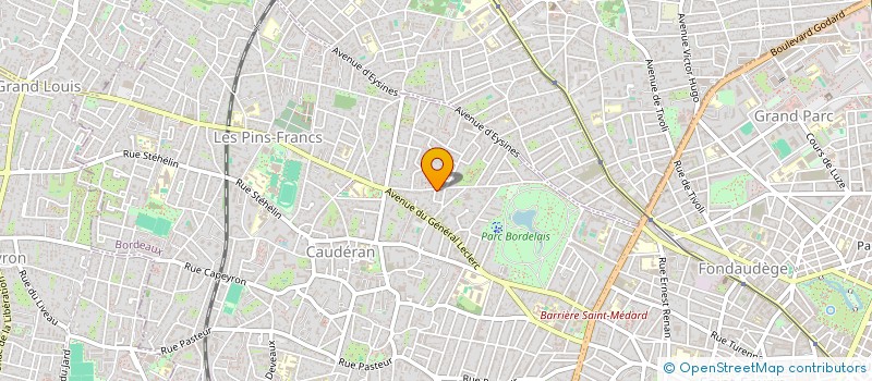 localisation de l'entreprise MONSIEUR FREDERIC THOREAU à BORDEAUX