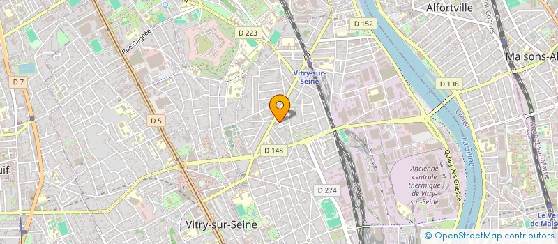 localisation de l'entreprise MONSIEUR FREDERIC THUILLET  VITRY-SUR-SEINE