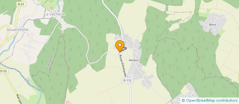 localisation de l'entreprise MONSIEUR FREDERIC TICON  LA VACHERIE