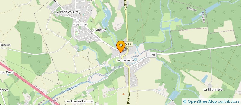 localisation de l'entreprise MONSIEUR FREDERIC TILLET  CERELLES