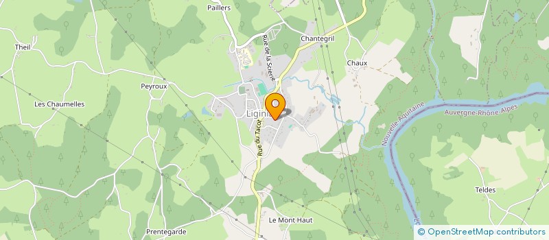 localisation de l'entreprise MONSIEUR FREDERIC TINLOT  LIGINIAC