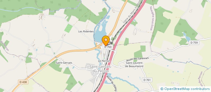 localisation de l'entreprise MONSIEUR FREDERIC TIRION à SAINT-GERVAIS-DU-PERRON