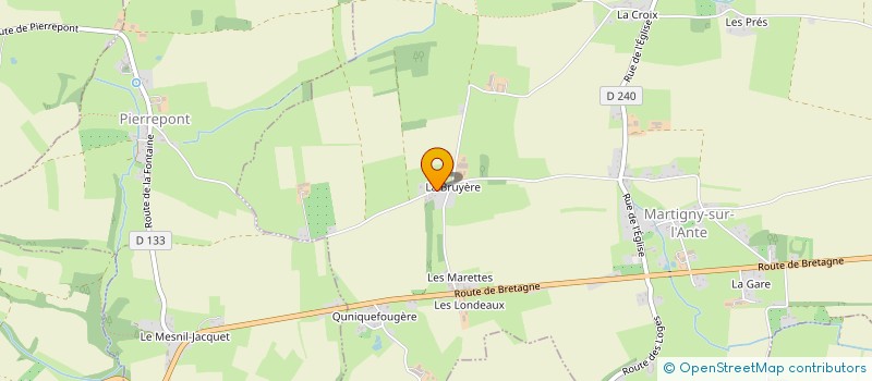 localisation de l'entreprise MONSIEUR FREDERIC TISON  MARTIGNY-SUR-L'ANTE